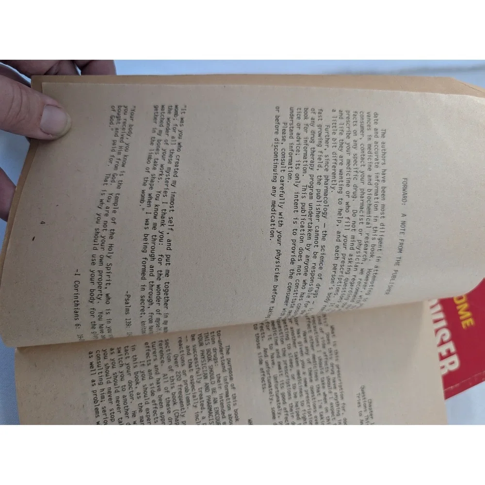 Vtg 1957 Handy‎ Home Medical Adviser Morris Fishbein MD & Drug Effects Booklet